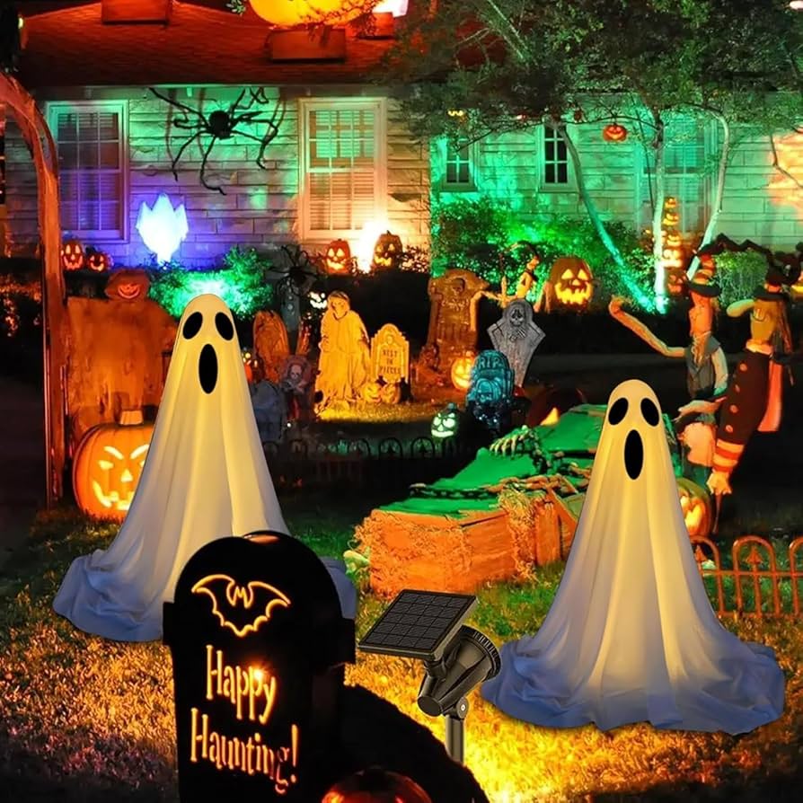 Halloween porch decorations: Spooky Atmosphere with Sound