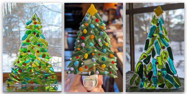 Combining Technology for the Ultimate Holiday Experience - glass christmas trees