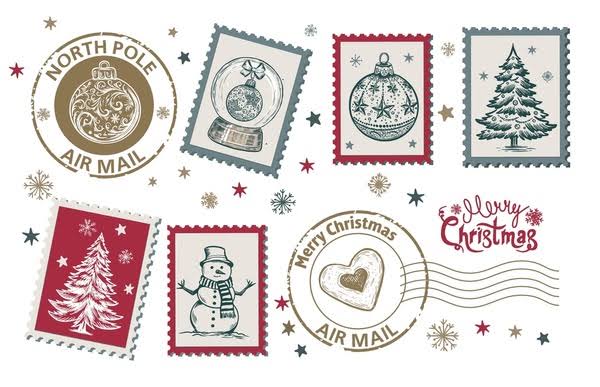 Design of Christmas Stamps